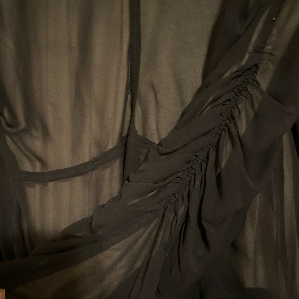 Haider Ackermann Ruffled Silk Bomber Jacket, L - Picture 7 of 10